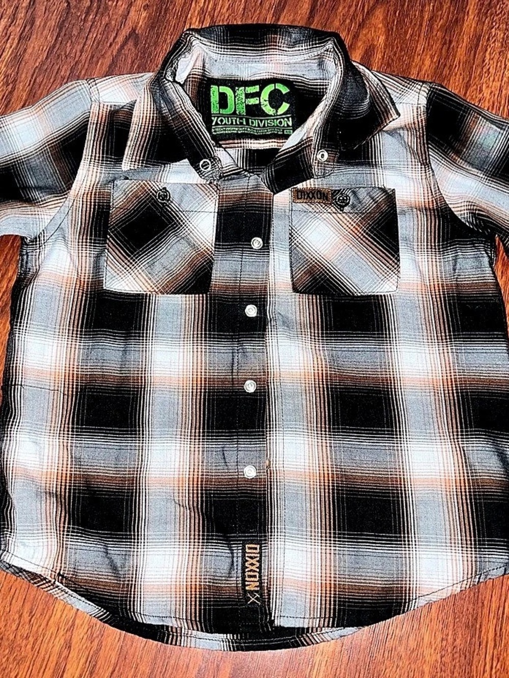 DIXXON Plaid Short Sleeve Shirt